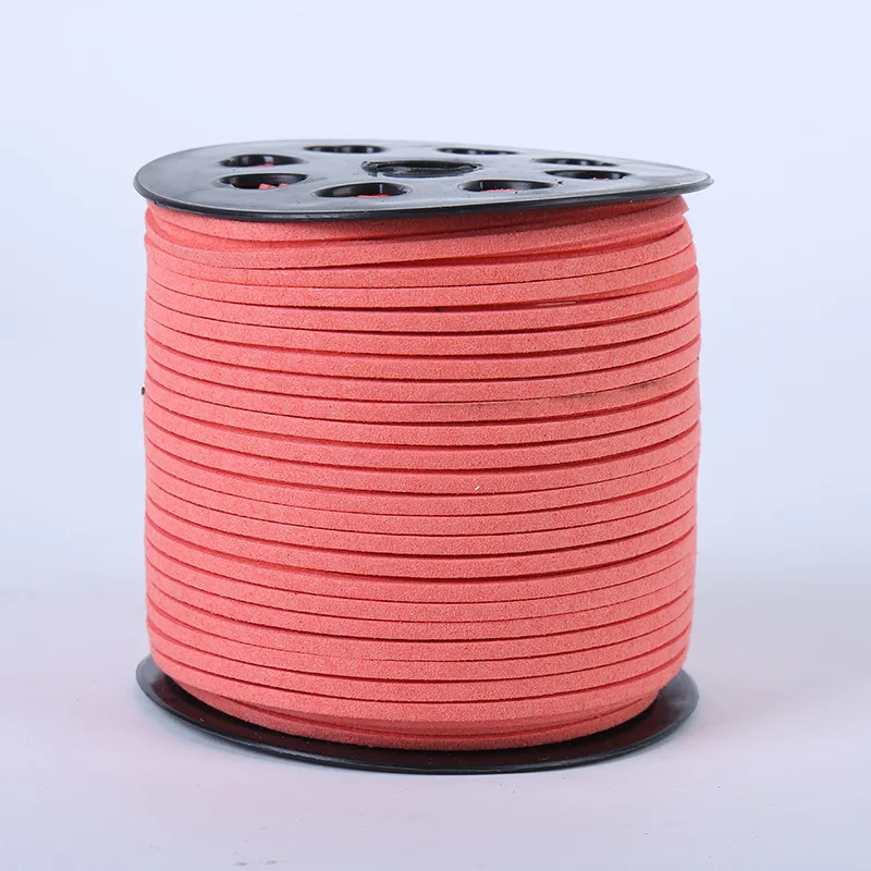 100 ярдов/партия веревка из искусственной замши 3 мм|jewelry findings|rope threadvelvet leather cord |