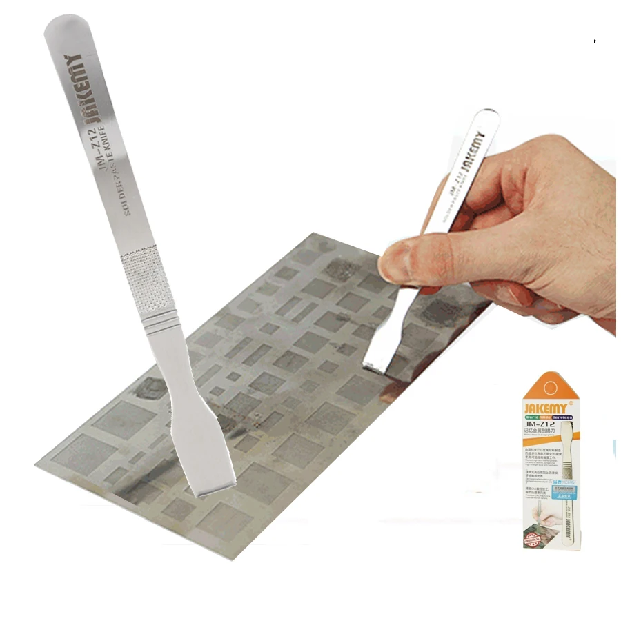 Новый JM Z12 металлический нож для припоя с памятью оловянный скребок инструмент