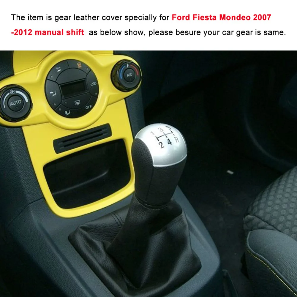 Чехлы для автомобильных передач Yuji-Hong Ford Mondeo 2007-2012 Fiesta 2009 чехлы ручного