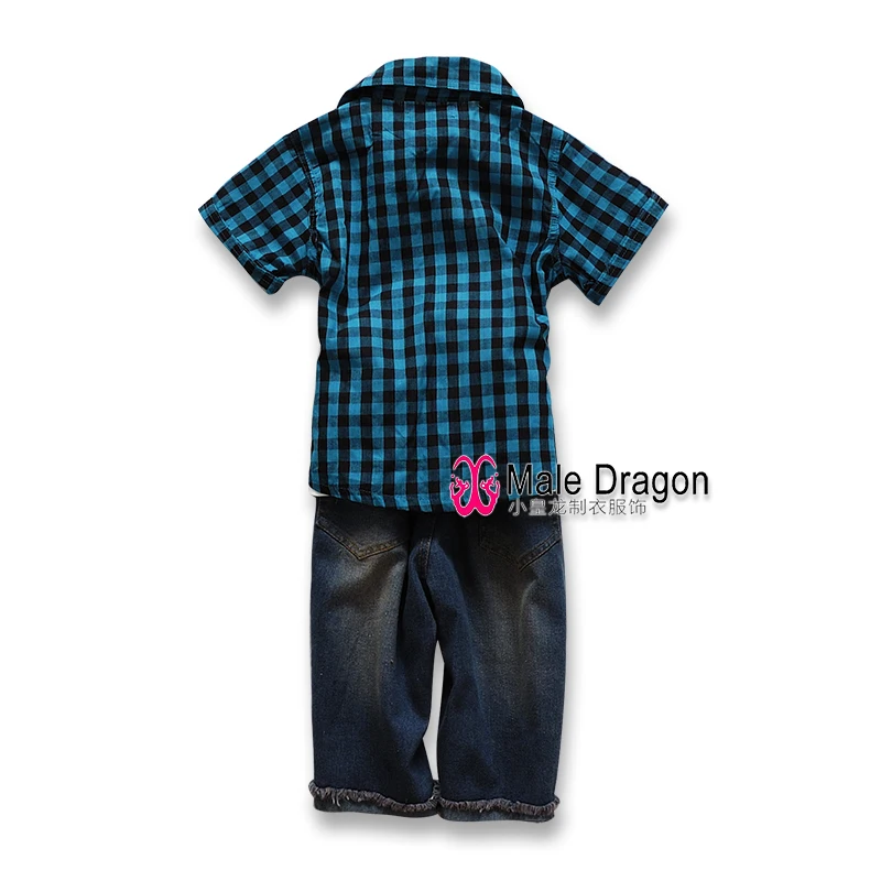 Детская одежда для мальчиков летняя стильная крошечная хлопчатобумажная новая