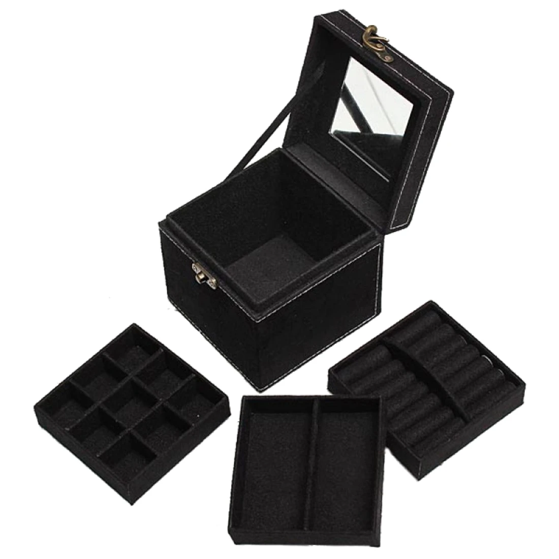 three Floor Retro portable Jewelry Box | Украшения и аксессуары