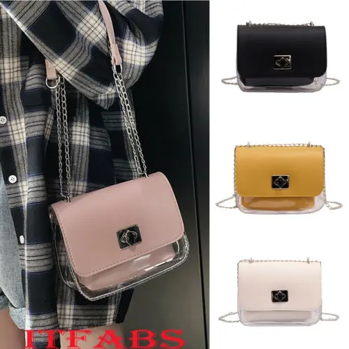 Роскошная прозрачная сумка AU пляжная прозрачный кошелек клатч мессенджер|Сумки