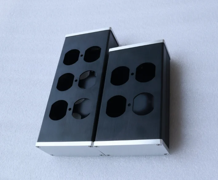

ZEROZONE DIY HIFI Aluminum chassis US standard Power Strip case PSU cox L6-56