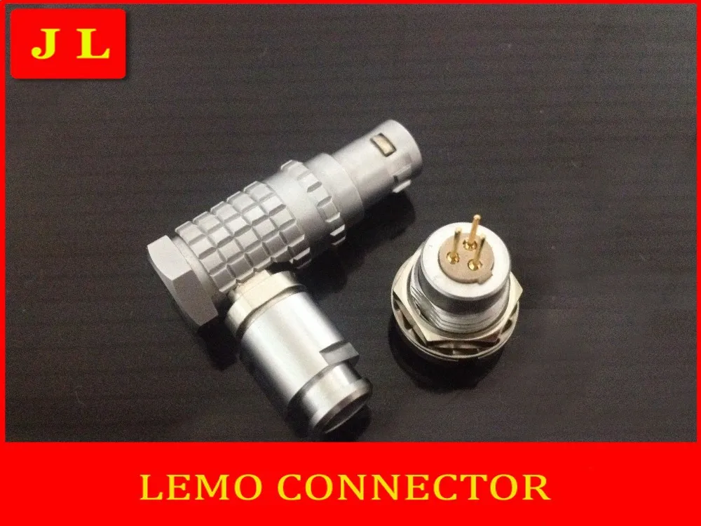 Lemo локоть fhg Разъем Push Pull 90 градусов FHG.0B. 303. одетый/ECG.0B. 303.CLL металлический разъем