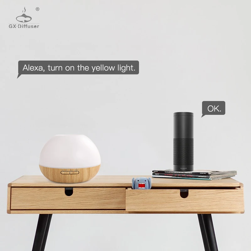 GX. Diffuser Timer 300 мл Amazon WiFi APP ультразвуковой аромадиффузор Электрический увлажнитель