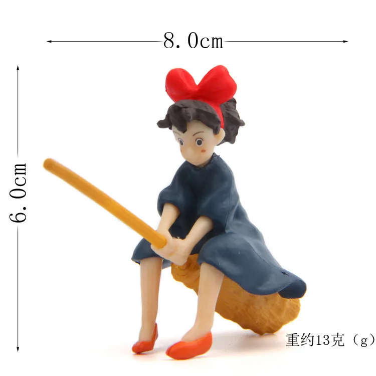 Hayao Miyazaki Kiki служба доставки волшебная метла фигурка аниме|Игровые фигурки и
