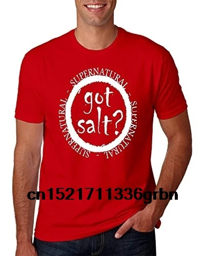 Мужская футболка TNYD Unisex GOT SALT SUPERNATURAL забавная хлопковая новинка wo для мужчин |