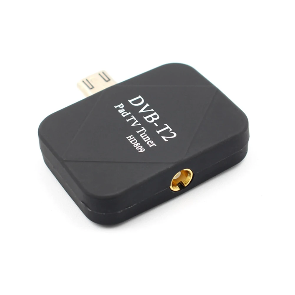 Микро USB тюнер DVB-T2 DVB-T ТВ приемник цифровой тюнер HD мини приемник+ антенна для Android смартфон планшет