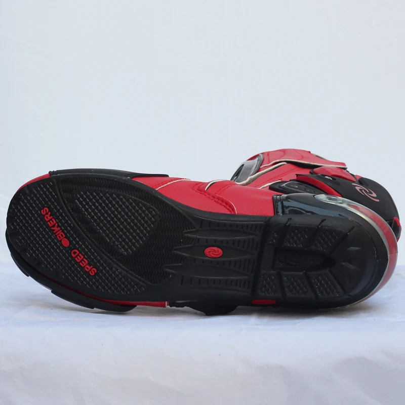 Модные мотоботы езда племя Moto Racing Сапоги и ботинки для девочек Защитное