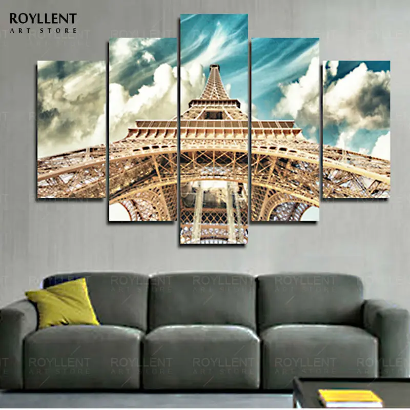 5 шт./компл. большое полотно : картины на стене печать домашнего декора холст стены