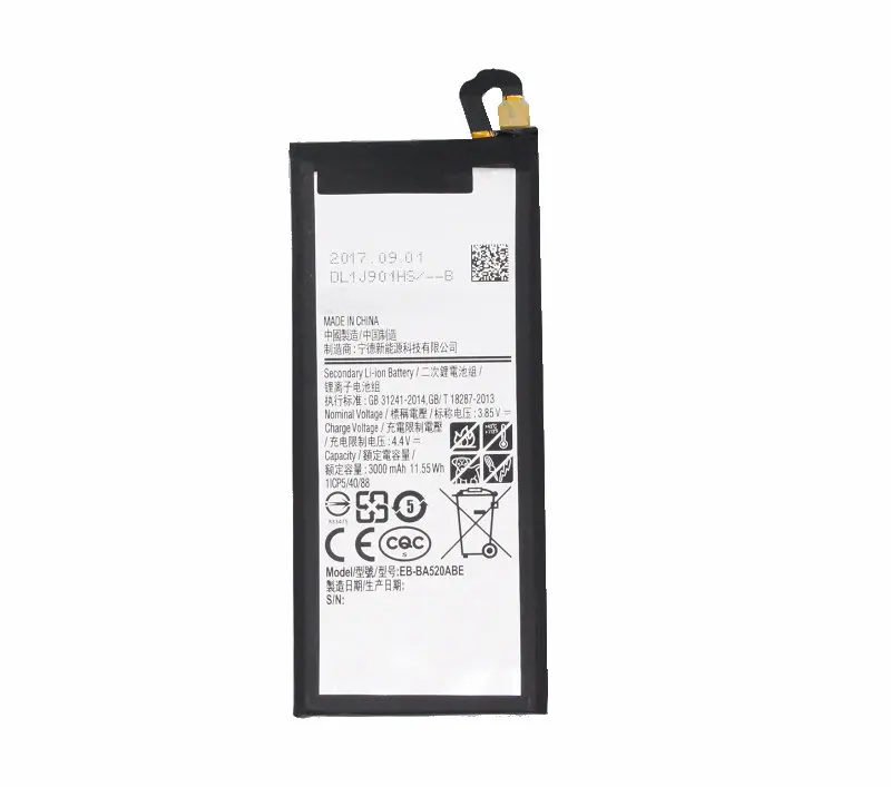 1x3000 мАч/11.55Wh EB BA520ABE запасная батарея для Samsung Galaxy A5 2017 Edition A520 A520F SM + набор