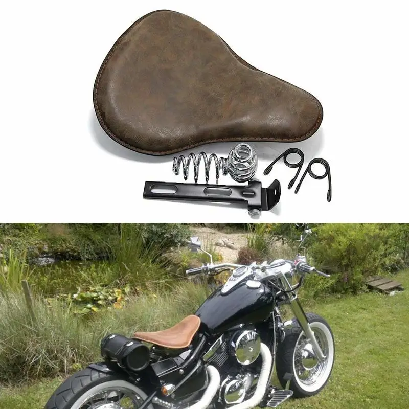 Mansuo мотоцикл 13 &quotПодушка Softail весеннее откидное сиденье для Suzuki Yamaha Honda