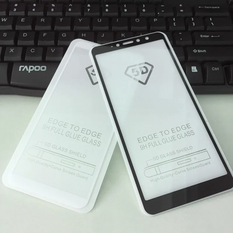 5D Защитное стекло для экрана Xiaomi Redmi S2 полное покрытие противоударное закаленное