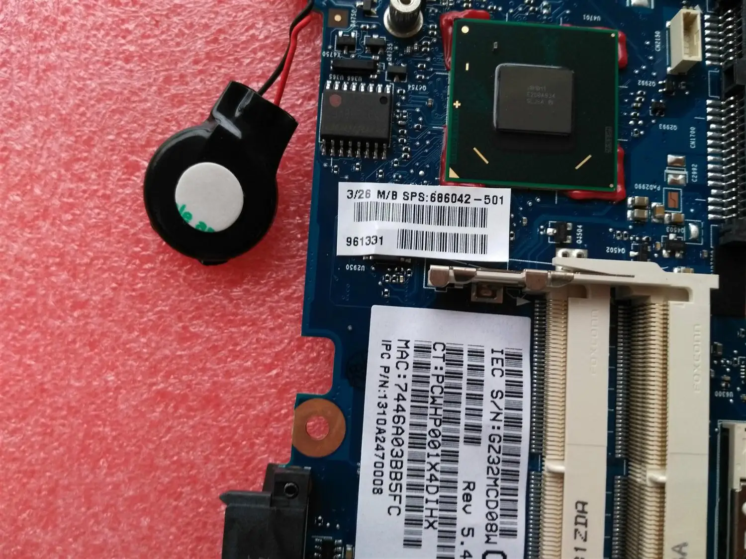 Материнская плата для ноутбука HP EliteBook материнская 686042 001 501 полностью отлично