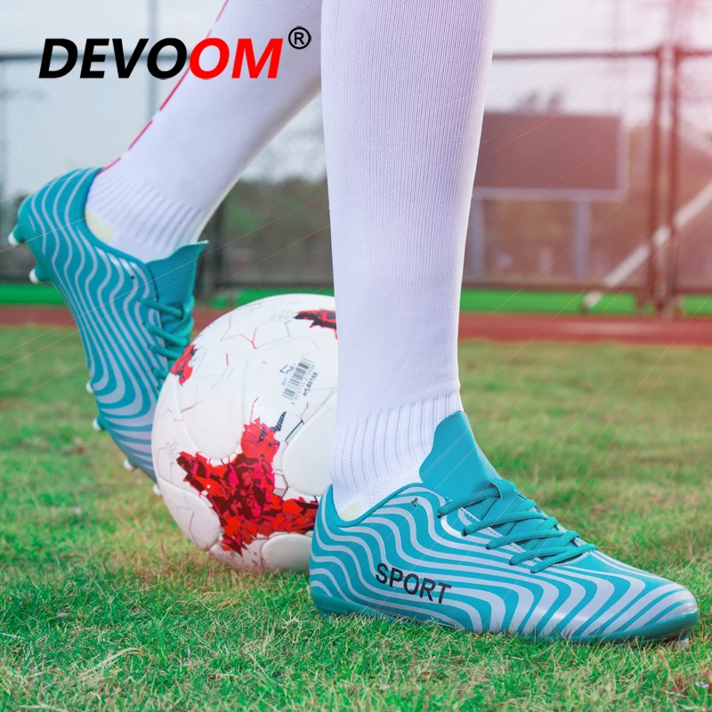 Женские длинные шипы и короткие футбольные бутсы унисекс chuteiras de futebol кроссовки