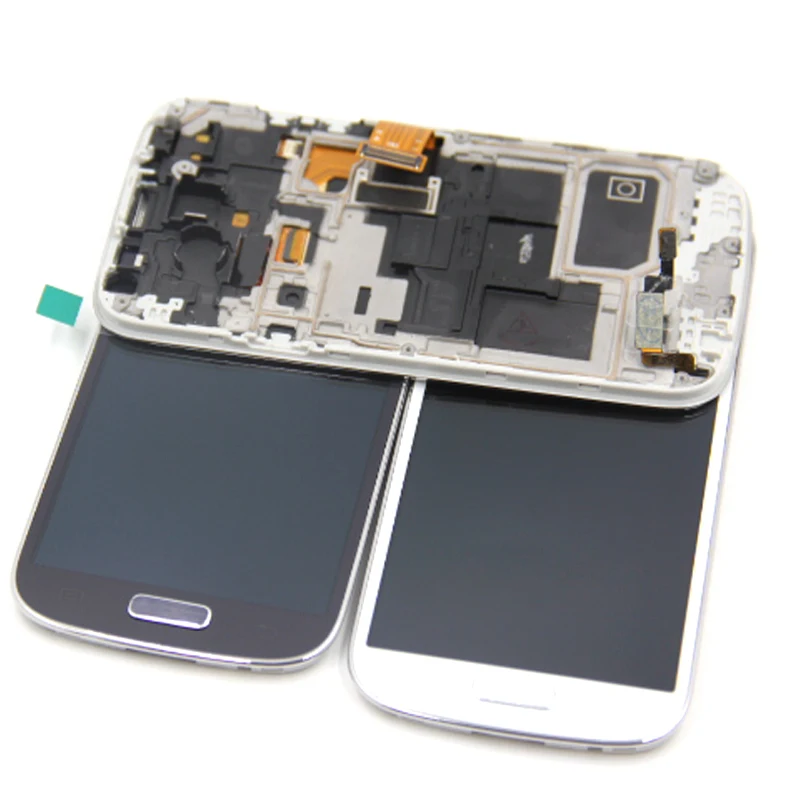Совместимый с samsung S4 mini для Galaxy S4 mini GT-i9195 i9190 i9192 ЖК-дисплей дигитайзер сенсорный экран в сборе с рамкой