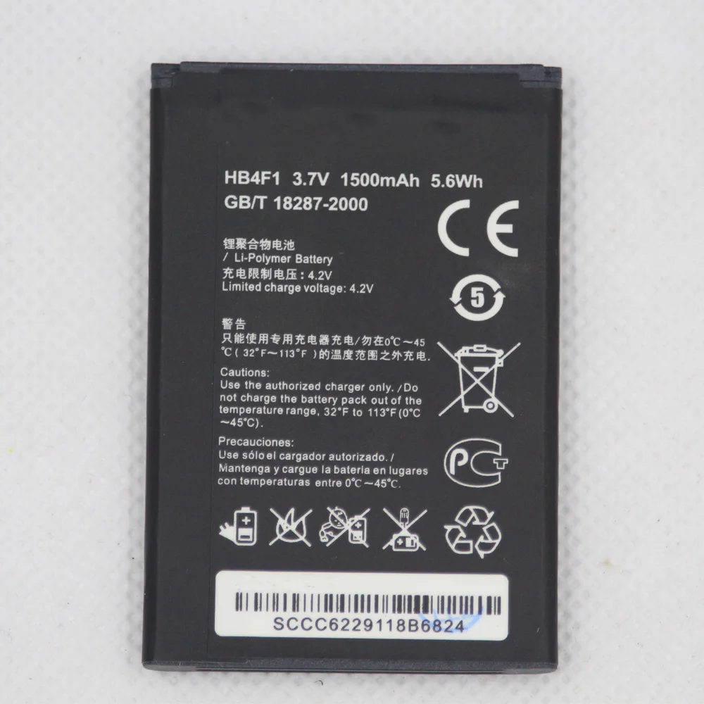 Аккумулятор HB4F1 для телефона Huawei U8220 U8230 E5830 E5838 E5 C8600 T Mobile Pulse E585 Ascend M860 X5 U8800 C8800 1500