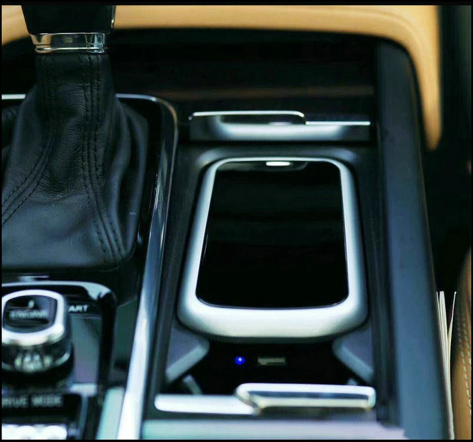 Автомобильное беспроводное зарядное устройство для volvo XC90, новинка, XC60, S90, V90, C60, V60,,, специальное зарядное устройство для мобильного телефона, автомобильные аксессуары