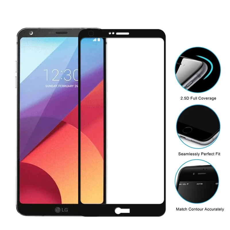 Lovekiss 9H полное покрытие закаленное стекло для LG G6 K8 K10 2017 2016 V20 H870 K350N X240 K420 K430 X400 M250N