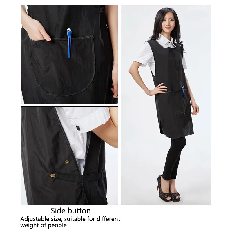 Фартук для готовки женщин фартук питомцев однотонный Рабочий с передним