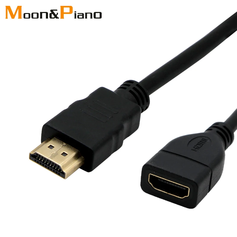0 3 м 5 1 2 HDMI штекер гнездо Кабель соединитель Адаптер Порт 1080P для проектора