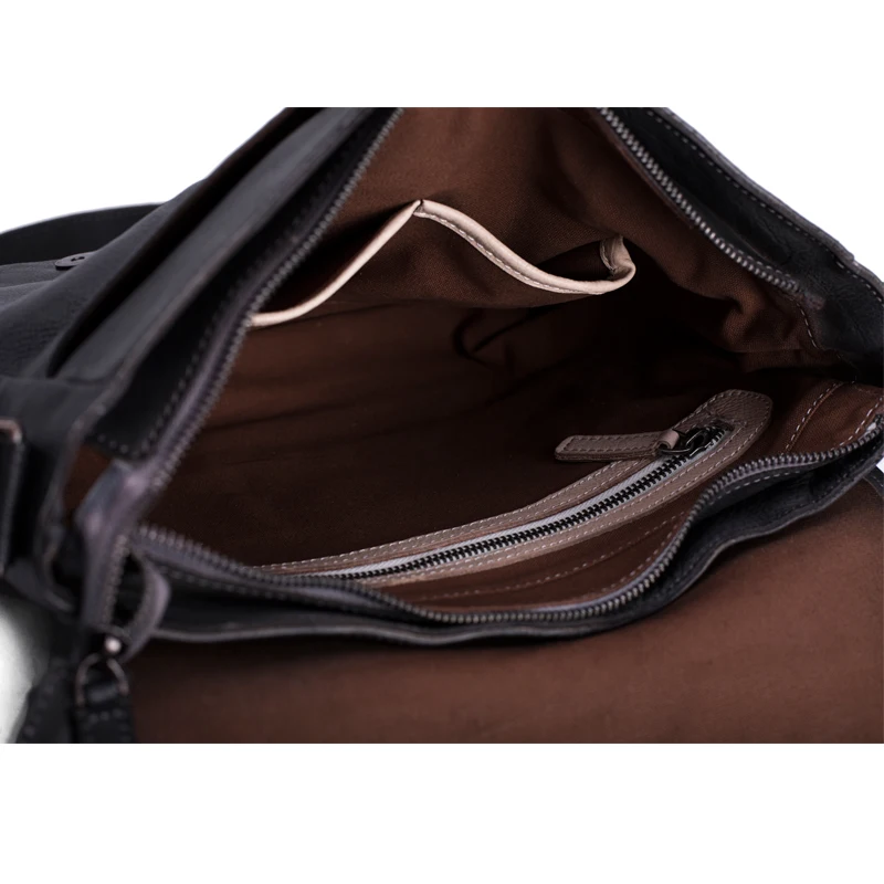 ROCKCOW ручной работы растительного дубления кожаная мужская сумка через плечо 9042|bag