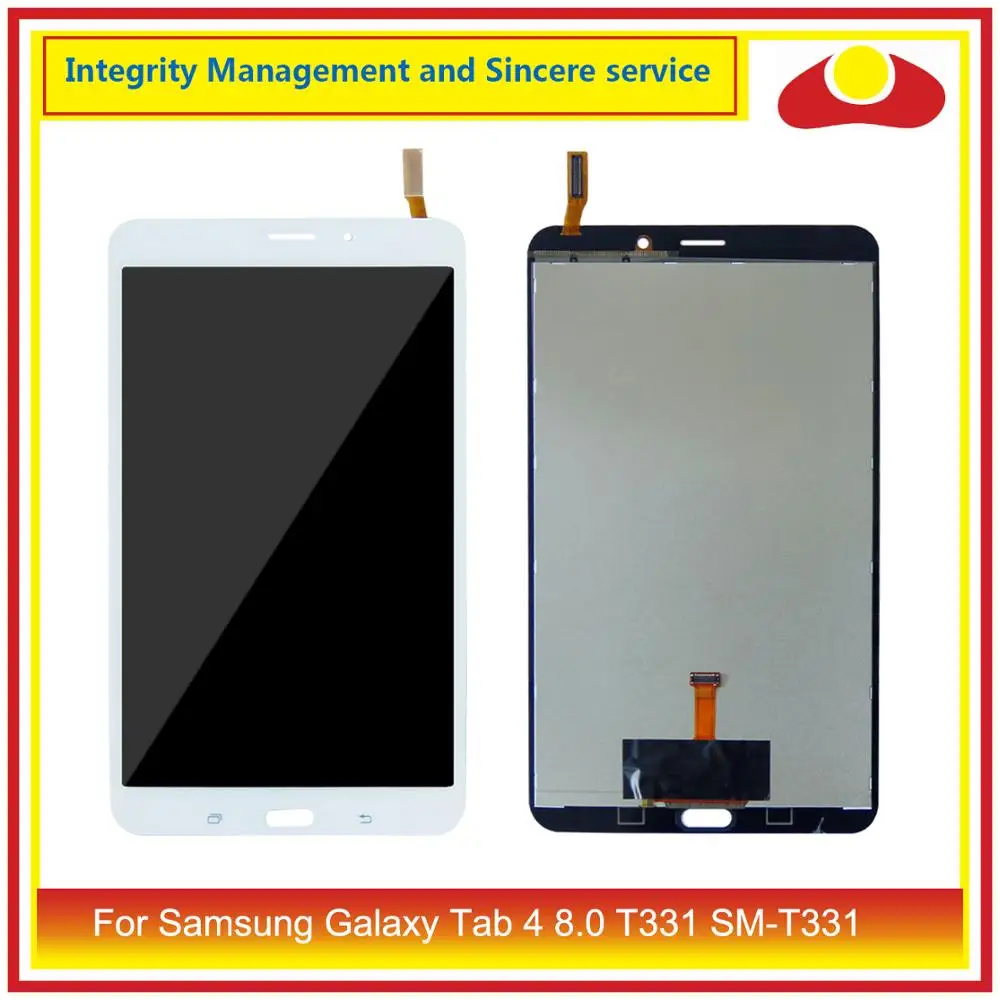 

ORIGINAL For Samsung Galaxy Tab 4 8.0 T331 SM-T331 LCD Display With Touch Screen Panel T331 Monitor Module Tablet PC White