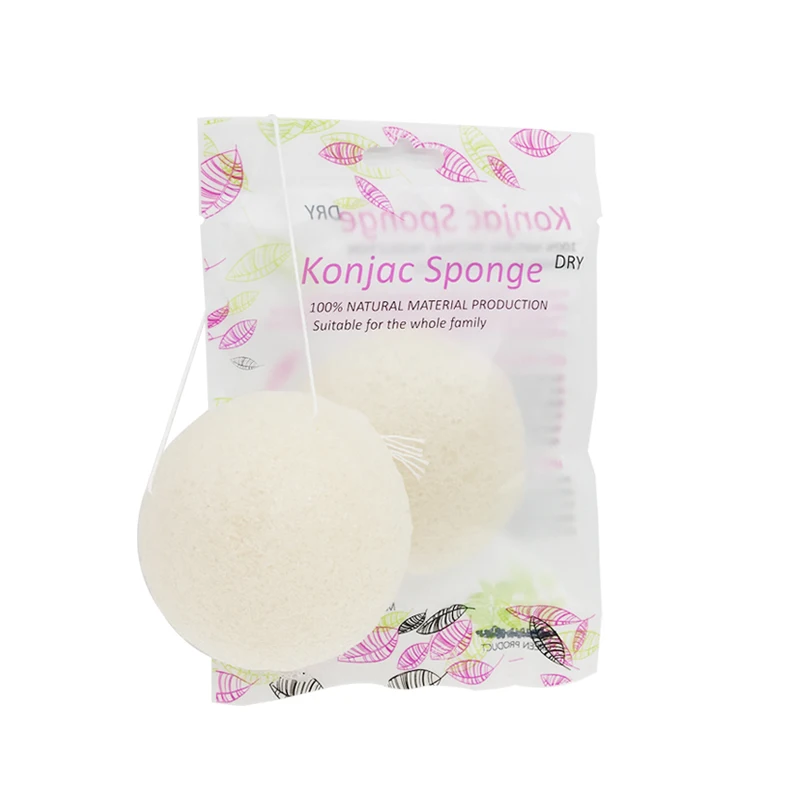 2 шт. 6 видов цветов Натуральная губка Konjac Konnyaku для очищения лица Губка