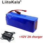 Аккумулятор Liitokala, 36 В, 10 А ч, литиевый аккумулятор высокой емкости, 42 в, 2 А
