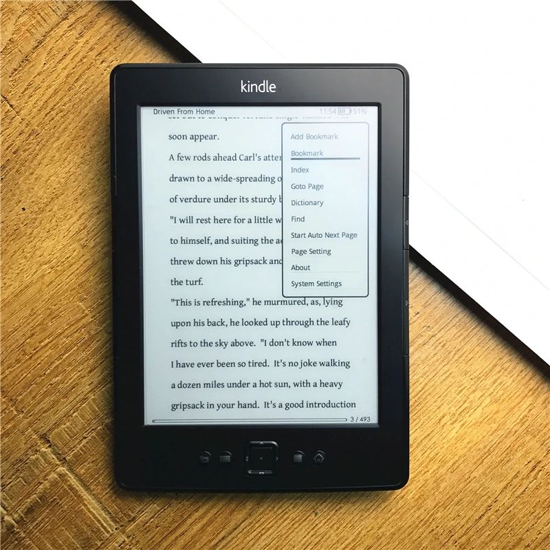 Дешевые Kindle 5 электронная книга с подарочным e-ink дисплеем 6 дюймов электронная книга читатель электронная книга серая читалка 2 Гб Восстановленное Отличное состояние