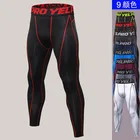 Брюки спортивные мужские компрессионные, модные облегающие леггинсы, джоггеры, штаны для фитнеса, тренировочные эластичные