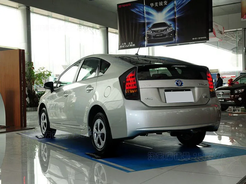 Автомобильный Стайлинг для Toyota Prius задний светильник в сборе 09-16 для Prius задний светильник s выделенный Автомобильный свет, светодиодные задние фонари светильник с 2 шт