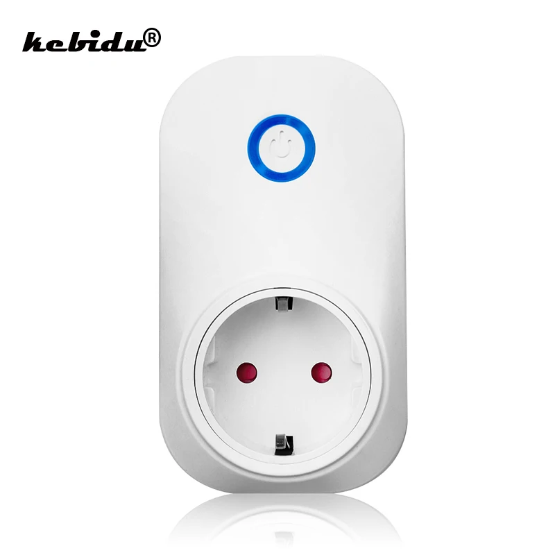 Kebidu WI FI Smart Plug смарт розетка с переключателем аудио Управление таймером