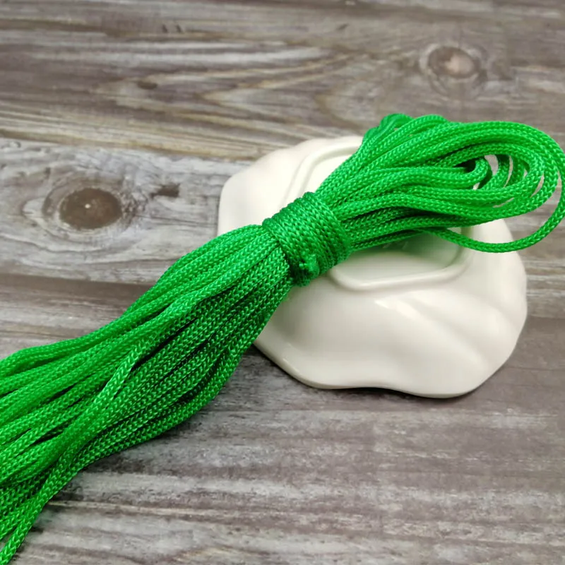 Green 100 футов(30 м) диа. 3 мм браслет из Паракорда, шнур для кемпинга, веревка для одежды, шнур для выживания, парашют - Цвет: Green