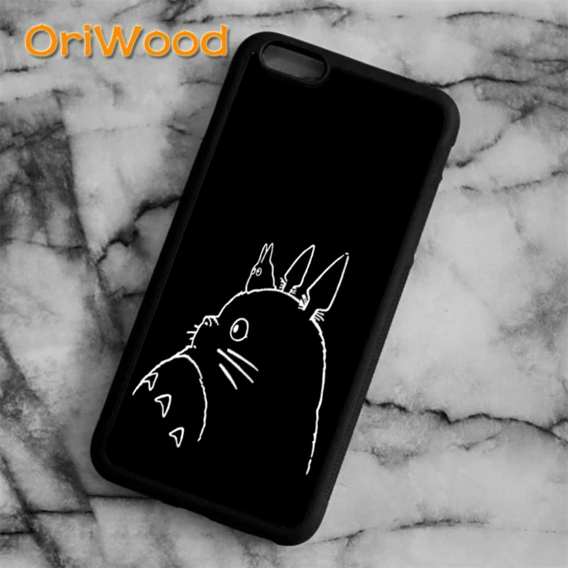 OriWood с изображением героя мультфильма Мой сосед Тоторо Studio Ghibli 03 чехол для iPhone 6s 7 8