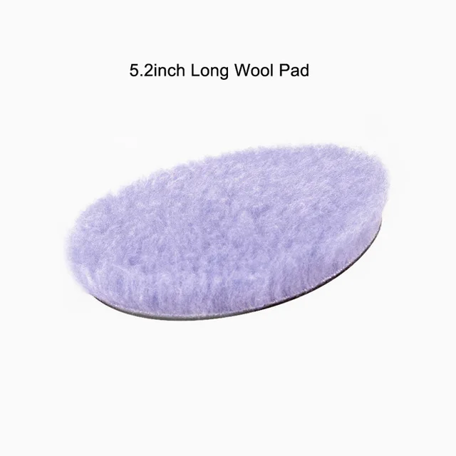 SPTA 6 5.2 Inch Lambs Woollen Car Polishing Buffing Pad Wool Polisher Pads Goods For Car Detailing Waxing Car Auto Polish Buffer - Цвет: Многоцветный