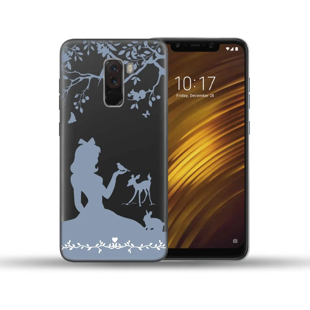 Мягкий ТПУ чехол для Xiaomi Pocophone F1 Бабочка Тинкер колокольчик олень|Бамперы| |