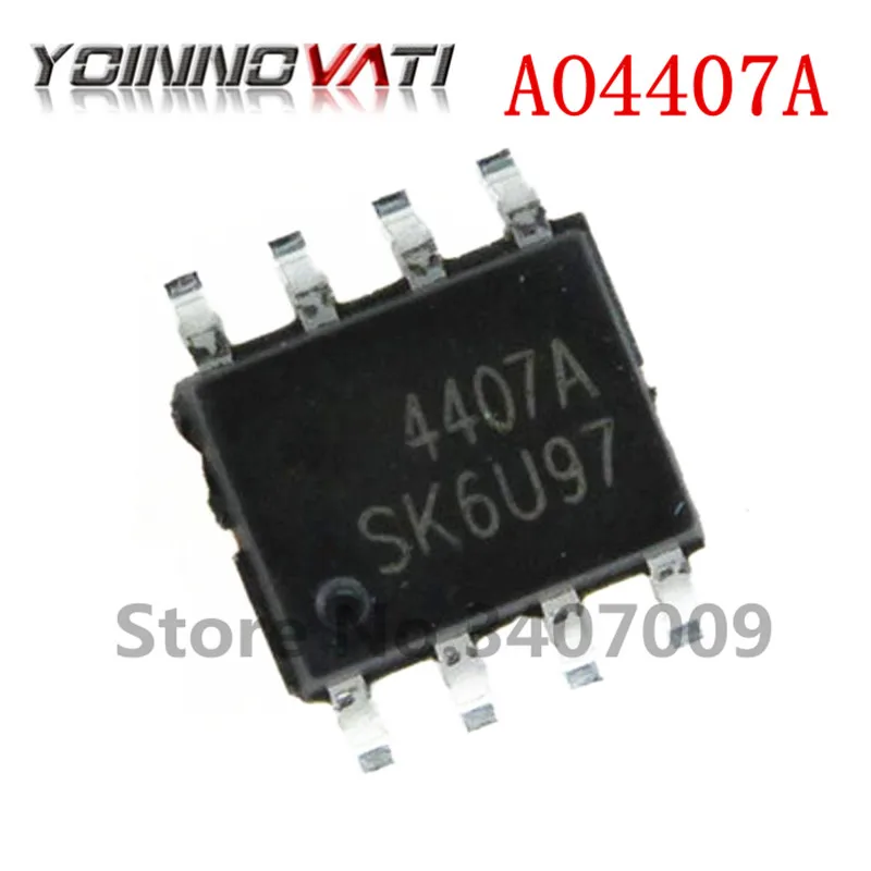 10 шт./лот AO4407A 4407A SOP8 MOSFET (транзистор с полупроводниковым полевым эффектом из