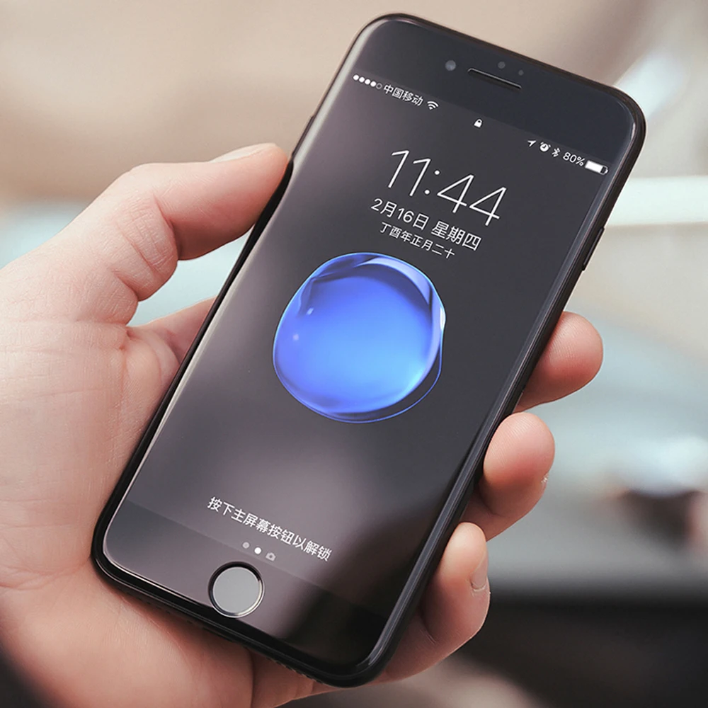 LECAYEE 5D стекло для iPhone 7 8 6s Plus закаленное X изогнутый край Полное покрытие Защитная
