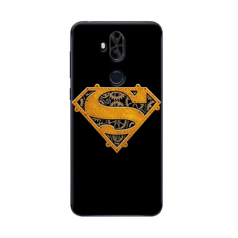 Charming Marvel Hero Captain America Phone Case For Asus ZC600KL Spiderman Iron Man Soft TPU Zenfone 5 Lite |