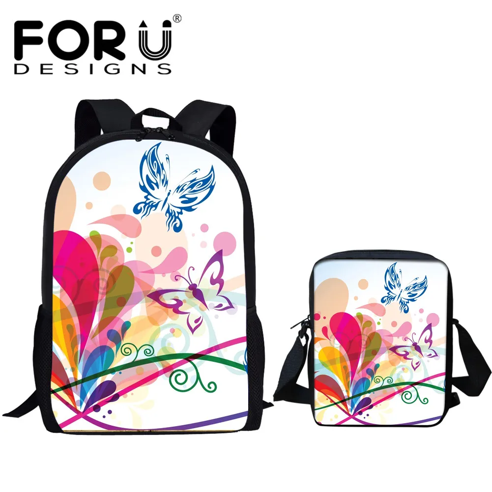 FORUDESIGNS/комплект детской школьной сумки для мальчиков и девочек с 3D рисунком