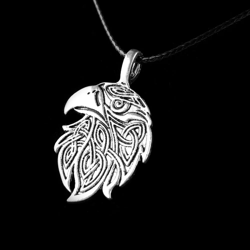 Ожерелье с подвеской в виде волка Рунический амулет 1 шт. стиле норвежских