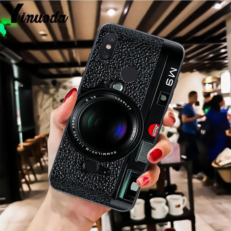 Мягкий силиконовый черный чехол Yinuoda в стиле ретро для камеры Xiaomi Redm4X 6A 5A 7A Redmi5 5Plus