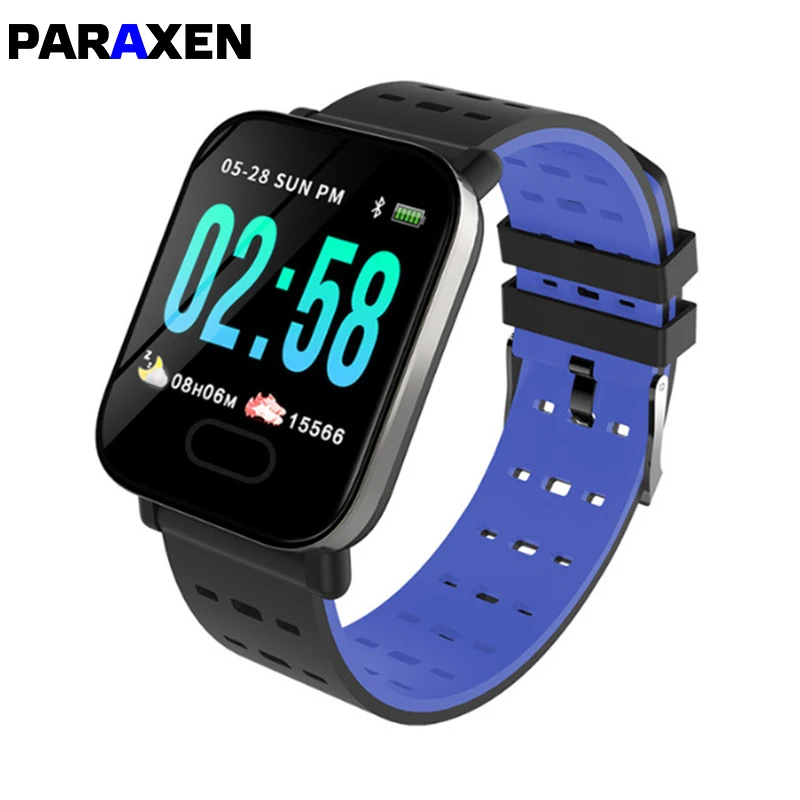 PARAXEN новые спортивные смарт браслет Bluetooth часы для женщин с кровяным давлением