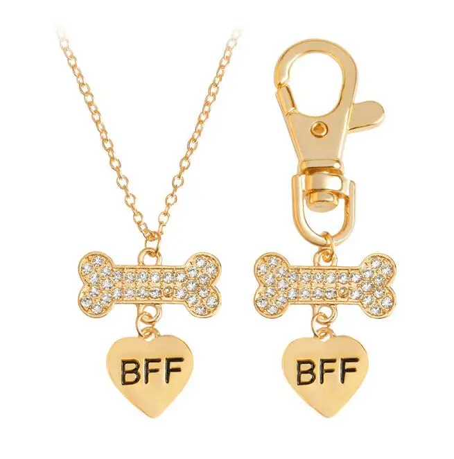 Новый продукт взрывной моды креативная собака кость Любовь лучший друг BFF