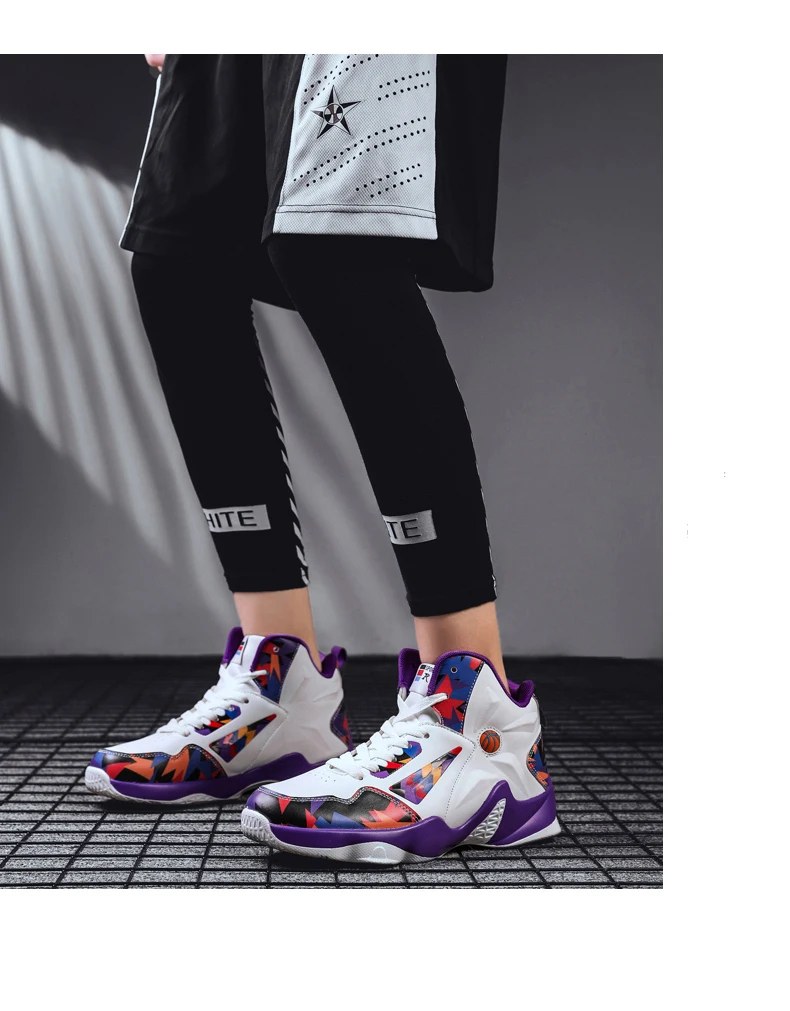 ERNESTNM NEW Women Sneakers Fashion Basket Shoes Black Graffiti Unisex High Top Lover Shoes Plus Size 11 Chunky Famale Men Shoes