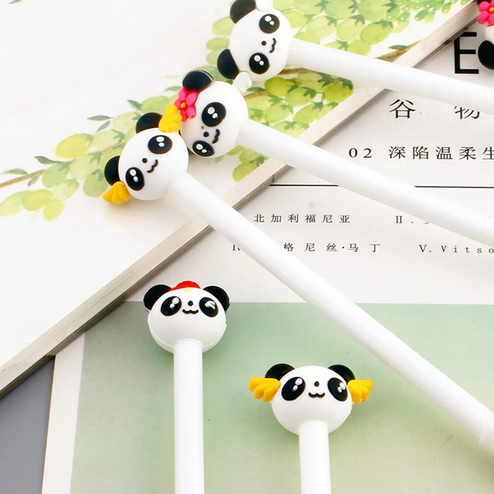 

1 шт. Милая гелевая ручка в виде панды для школы, офиса, канцелярские принадлежности, милые Новые Креативные подарки для детей