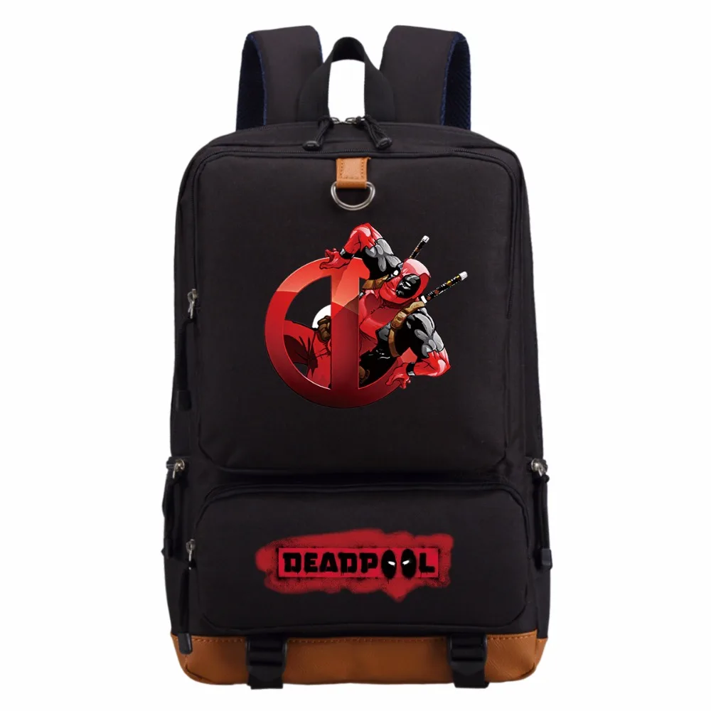 Рюкзак WISHOT Deadpool сумка через плечо для подростков дорожный рюкзак школьный