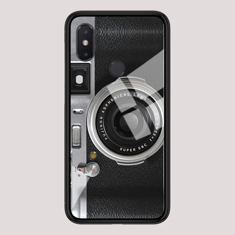 3D забавные Ретро чехлы для телефонов с камерой Xiaomi Mi 8 SE 8SE Mi8 задний стеклянный