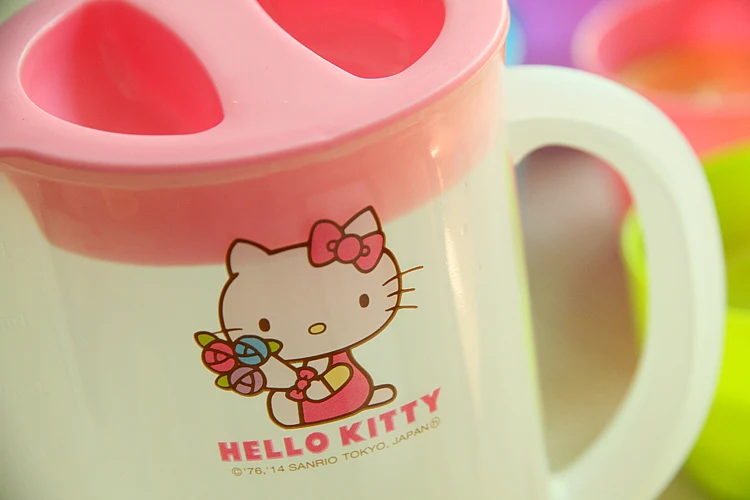 Kawaii 4 чашки + 1 бутылка 5 шт. набор пивных кофейных чашек поделиться кружка для
